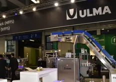 Der Stand der Ulma Packaging Group, Spezialist in Sachen Verpackungslinien für den Lebensmittelbereich.